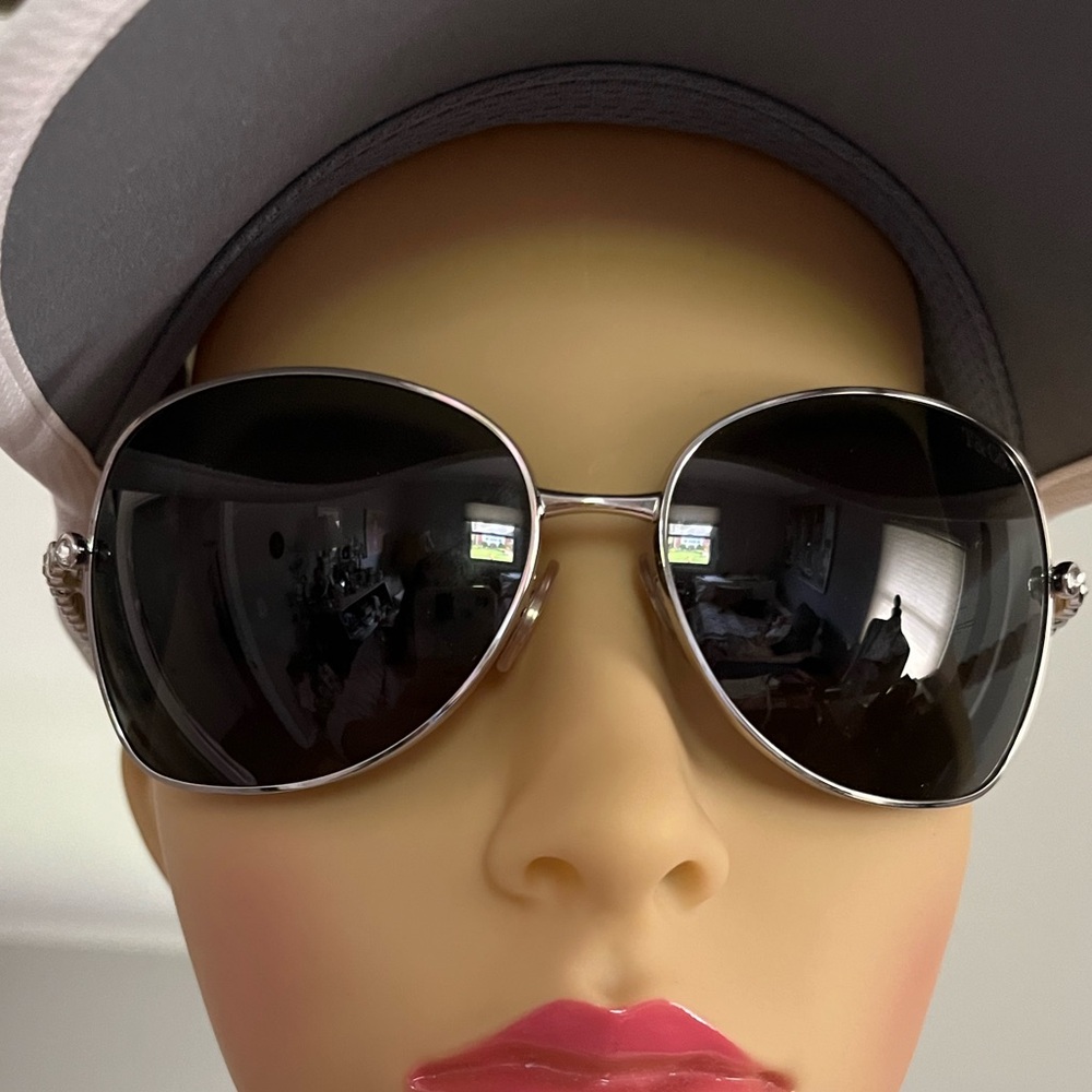 Tiffany & Co. Grey and Silver Sunglasses - Picture 6 of 11